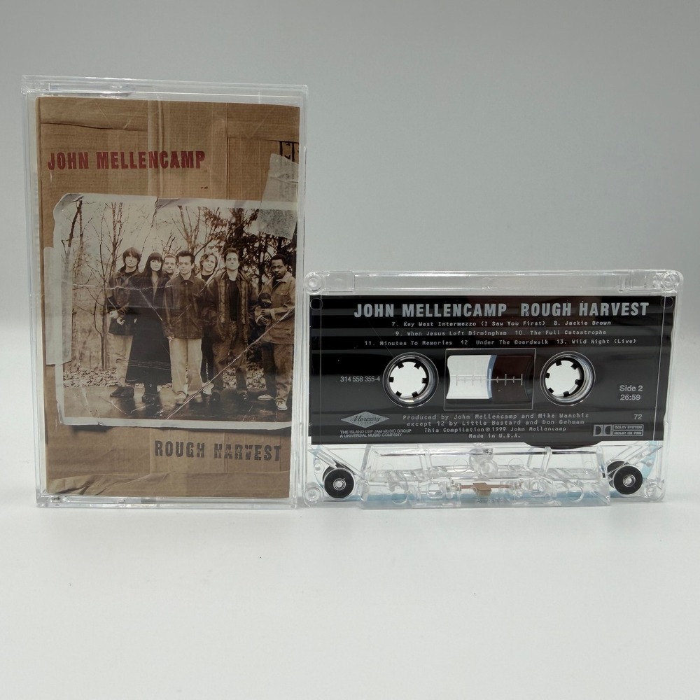 John Mellencamp Rough Harvest Cassette‎ Tape 1999 Mercury BMG Direct C 130941